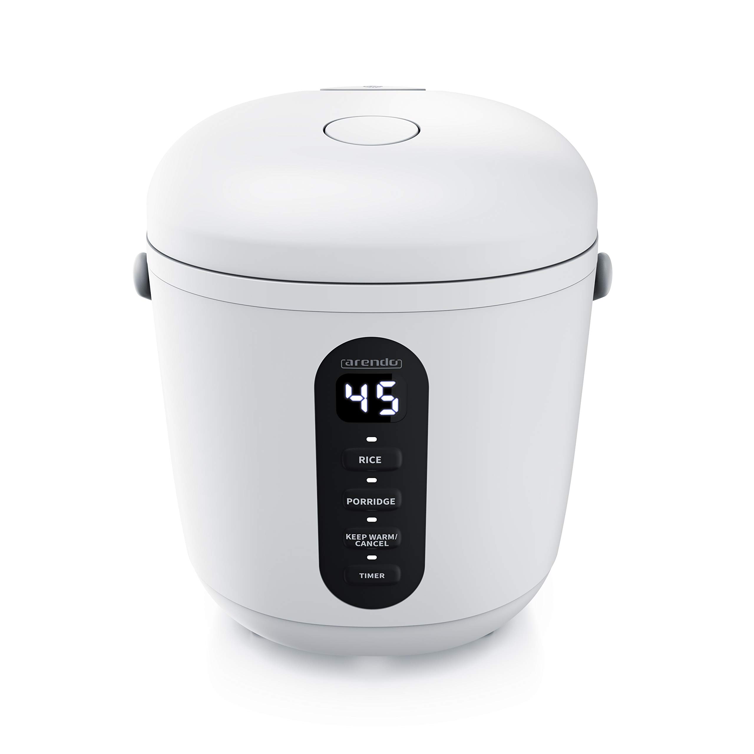71GbpE1jpsL._SY2560_.jpg Arendo Reiskocher 0,8 L – 2 Kochprogramme mit Timer & Warmhaltefunktion für 1–2 Personen – Bild 1