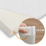 Totsy Baby Kindermatratze 70x140 cm – Atmungsaktiv & Reisefreundlich für Babybett – Bild 3