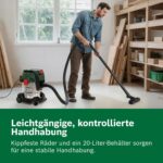 Bosch PAS20-220P Nass- und Trockensauger – 1.200 W Multifunktion für Werkstatt & Heimwerker – Bild 4