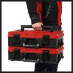Einhell E-Case S-F Systemkoffer – Stapelbarer Werkzeugkoffer 44 x 33 x 13 cm – Bild 4