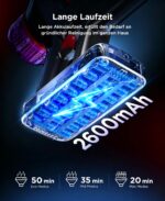 Dunifah Akku-Staubsauger 45 kPa mit Anti-Tangle-Bürste & LED – Kabellos für Tierhaare – Bild 3