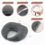 JOVELL Stillkissen 65x60cm – Ergonomisches Multifunktionskissen mit Tragegriff & Samtbezug – Bild 2