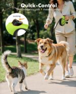 pecute Hundeleine 8m für grosse Hunde bis 50kg – Rollleine mit Bissfestigkeit & Kotbeutel – Bild 5