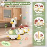 Aolieh Entenfamilie Krabbelspielzeug – Licht & Musik für Babys ab 6 Monaten – Bild 3