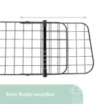 Kerbl Pet Autoschutzgitter 30 cm – Verstellbar 96–145 cm für sicheren Hundetransport – Bild 2