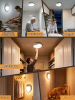 Tanbaby LED-Deckenleuchte mit 8000mAh Akku – Bewegungsmelder & Fernbedienung, dimmbar, ohne Bohren – Bild 8