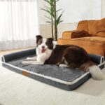 Jolibean Orthopädisches Hundebett 91x61cm – Ergonomisches Hundesofa für Mittelgrosse Hunde – Bild 2