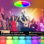 SonPen LED Deckenleuchte Ø30cm 25W 3200LM – Dimmbar RGB mit Fernbedienung & Nachtlicht – Bild 4