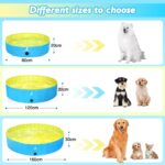Pourbibi Hundepool 120 x 30 cm – Faltbares Schwimmbecken für grosse Hunde – Bild 7