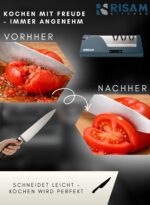 RISAM kitchen Elektro-Messerschärfer mit 3-Stufen-Schleifsystem – Professionelle Messerbearbeitung für alle Messertypen – Bild 6