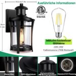 Lamomo Aussenlampe mit Bewegungsmelder – Wasserdichte Wandleuchte mit 3 Modi für Haus & Terrasse – Bild 5