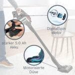 Bosch Unlimited Serie 8 ProPower BSS81POW1 – Kabelloser Akkustaubsauger mit 5.0 Ah – Bild 5