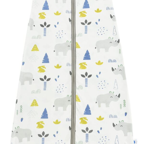 Chilsuessy Kinder Sommerschlafsack 0.5 Tog – 100% Baumwolle mit verstellbarer Länge für 100-120cm