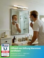 Yafido LED Spiegelleuchte 40cm Bad – 800 Lumen Naturweiss IP44 für Spiegelschrank – Bild 2