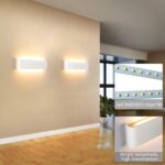 Lightess 40cm LED Wandleuchte 18W – Warmweiss Up Down Flurlampe IP44 für Innen – Bild 2