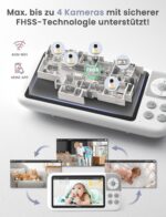 GHB Babyphone mit Kamera 5 Zoll IPS Display – Sichere Überwachung ohne WLAN – Bild 8