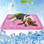 Kühlmatte Hund XXL 60x90 cm – Selbstkühlende Gel-Decke für Hunde & Katzen