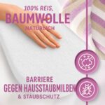 2er-Set Matratzenschoner 35x75 cm Oval – Wasserdicht & Atmungsaktiv mit BI-OME für Babys – Bild 4