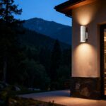 JNR Aussenleuchte IP54 Edelstahl – Wasserdichte Wandlampe 2×5W GU10 3000K – Bild 8