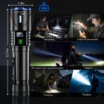 Voylite LED Taschenlampe 2er-Set – 1000000 Lumen, 1500m Reichweite, IPX7 Wasserdicht – Bild 8