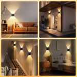 GEARLITE LED Wandleuchte mit Bewegungsmelder 4er-Pack – Wiederaufladbar für Innen & Aussen – Bild 2