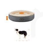 Feandrea Donut-Hundebett Ø 70 cm – Ergonomisches Katzenbett in Dunkelgrau – Bild 5