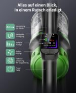 SunSare Akku Staubsauger 600W/50000Pa – Kabelloses Reinigungssystem mit 65 Min Laufzeit – Bild 6