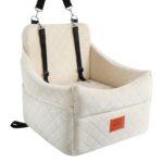 GL GLENSLAVE Hundeautositz für kleine & mittlere Hunde bis 15,9 kg – Sicherer Autositz mit Memory-Schaumpolsterung