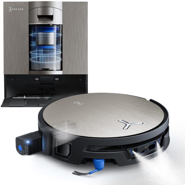 ECOVACS X12S OMNICYCLONE Saugroboter mit Wischfunktion – 53AW BLAST & OZMO Roller 3.0