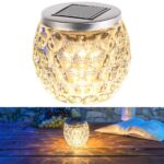 Lunartec Solar-LED-Windlichter 4er-Set: Warmweisse Tischleuchten aus Glas, IP44 – Kabellos & Umweltfreundlich – Bild 8