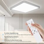Psatfito G 24W LED Deckenleuchte 3000K–6500K – Dimmbar mit Fernbedienung für Küche & Schlafzimmer – Bild 6
