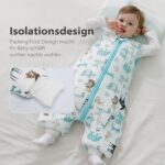 Mosebears Baby Schlafsack mit Füssen 2.5 Tog – Atmungsaktive Baumwolle für 6-18 Monate – Bild 6