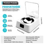 HOSPAOP Futterautomat Nassfutter 350 ml – Intelligenter Katzenfutter Automat mit Infrarot Sensor & USB Akku – Bild 2