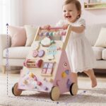 Lehoo Castle Holz-Lauflernwagen Einhorn – 10-in-1 Activity Center mit Tempo-Regelung – Bild 2