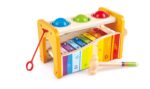 Hape Xylophon & Hammerspiel mit ausziehbarem Instrument – Motorik & Musikförderung ab 10 Monaten