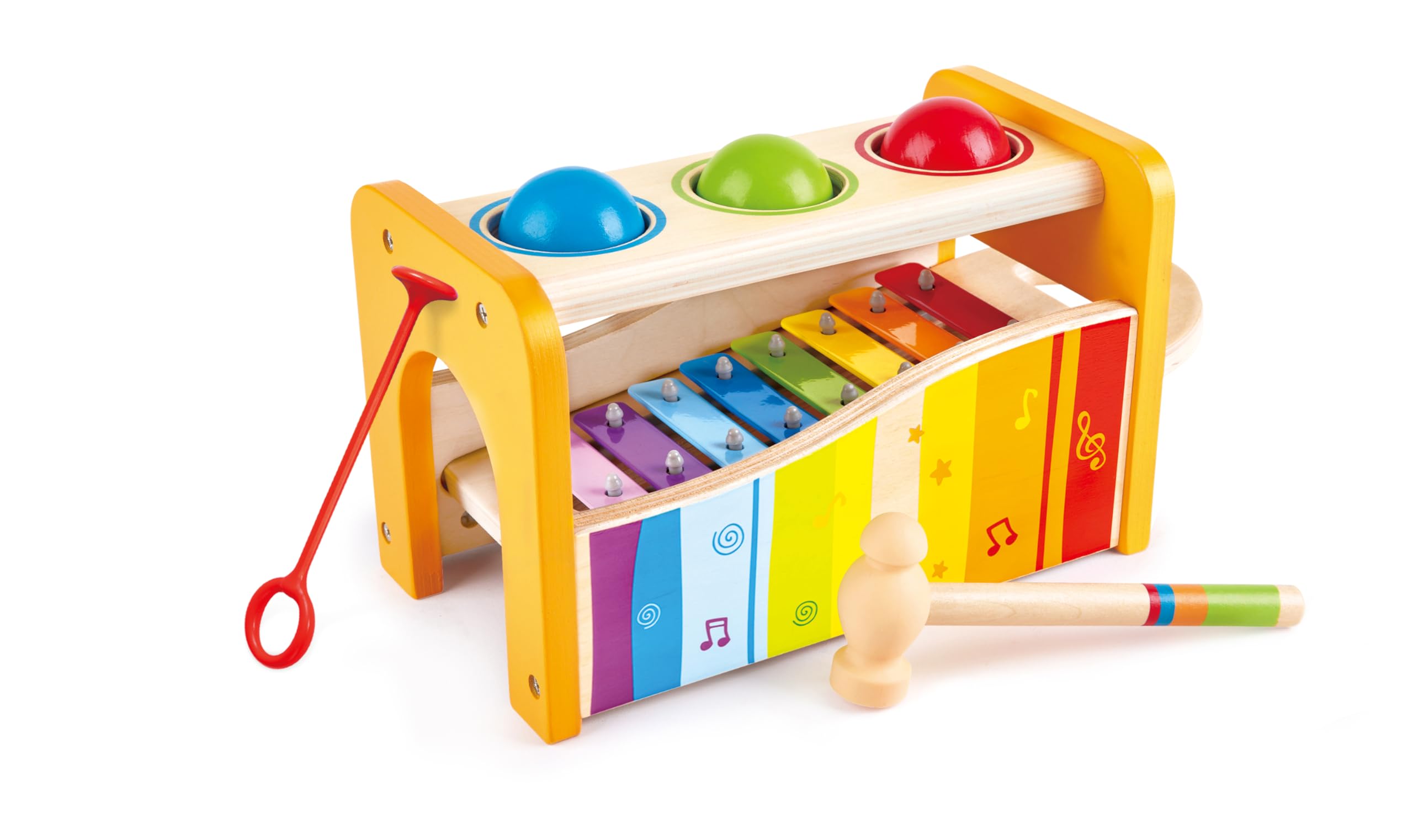 Hape Xylophon & Hammerspiel mit ausziehbarem Instrument – Motorik & Musikförderung ab 10 Monaten