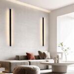 ZMH LED Wandlampe 100cm Schwarz Dimmbar 15W – Modern Up Down Flurlampe – Bild 3