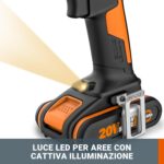 WORX WX100.9 Akku-Bohrschrauber 20V – Kompakt & kraftvoll für Bohren und Schrauben – Bild 4