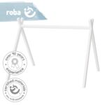 roba Baby-Spielbogen Montessori – Holz-Babygym mit Greiftrainer für motorische Entwicklung – Bild 5
