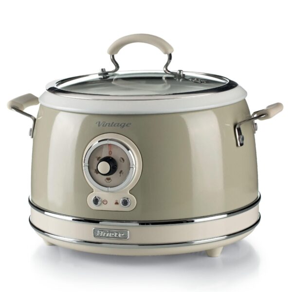 Ariete 2904 Reiskocher mit Dampfgarer – 3,5 l Multifunktions-Kochgerät Vintage