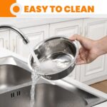 PETTOM Edelstahl Hundenapf 2er-Set 1560 ml – Rutschfest für mittelgrosse Hunde – Bild 5