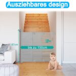 NAIZY Türschutzgitter Rollo 0–150 cm – Sicheres Treppenschutzgitter für Baby & Hund – Bild 7