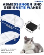 ZaKaBox Katzenbrunnen Filter für Homerunpet WF20, CF20, BF10 – 6er Set – Bild 2