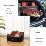 Lealchum Hundeautositz Gross mit Memory Foam – Sicherer Autositz für 2 kleine Hunde – Bild 6