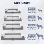 WESTERN HOME Orthopädisches Hundebett 106x76 cm – Komfort für grosse & mittlere Hunde – Bild 7