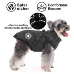 Aywoja Wintermantel für Hunde – Wasserdicht & Maschinenwaschbar mit Reflektierenden Streifen – Bild 4