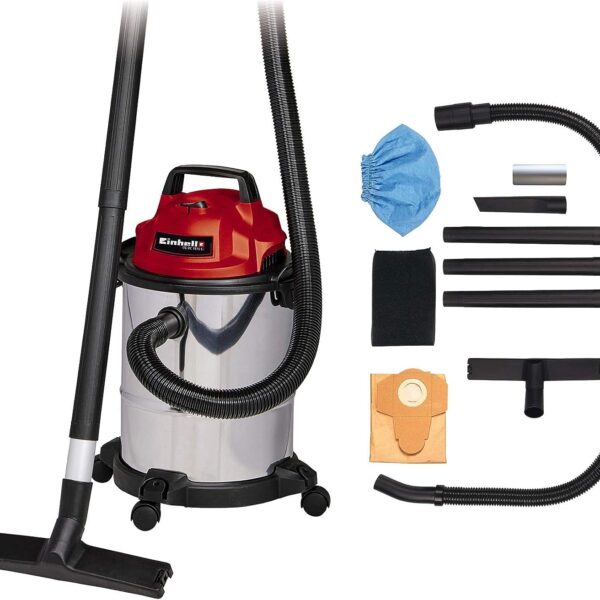 Einhell TC-VC 1815 S Nass-Trockensauger – 1250 W Kraftsauger für Haus & Werkstatt