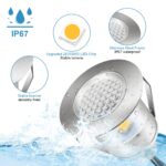 Bigzom 10er Set LED Terrasseneinbaustrahler warmweiss – IP67 Bodeneinbau für Aussen & Innen – Bild 2