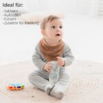 Bearmoss 8er-Pack Baby Lätzchen Dreieckstuch – 100% Musselin-Baumwolle mit verstellbaren Druckknöpfen – Bild 6