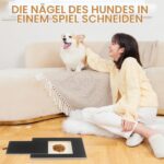 Jeinbuil Kratzbrett für Hunde 35x25cm mit Futterschublade – Krallenpflege spielerisch – Bild 7